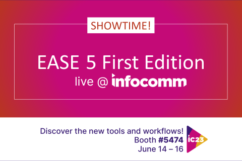EASE 5-FE live at InfoComm 2023