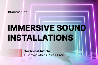 AFMG EASE 5 - Planning of immersive sound installations