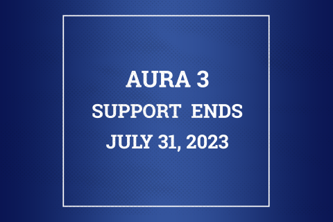 End of support AURA 3