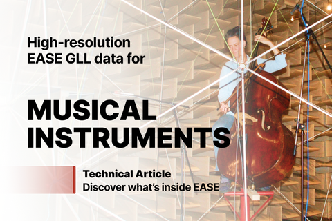 AFMG EASE 5 High-resolution EASE GLL data for 22 musical instruments